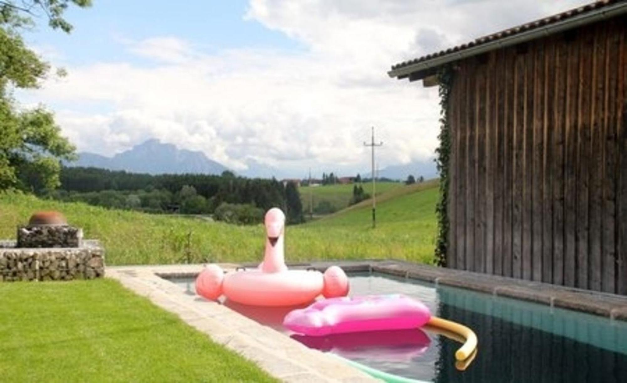 Ferienwohnung Nr 2, Neben Einem Bauernhof, Rosshaupten, Allgaeu 外观 照片